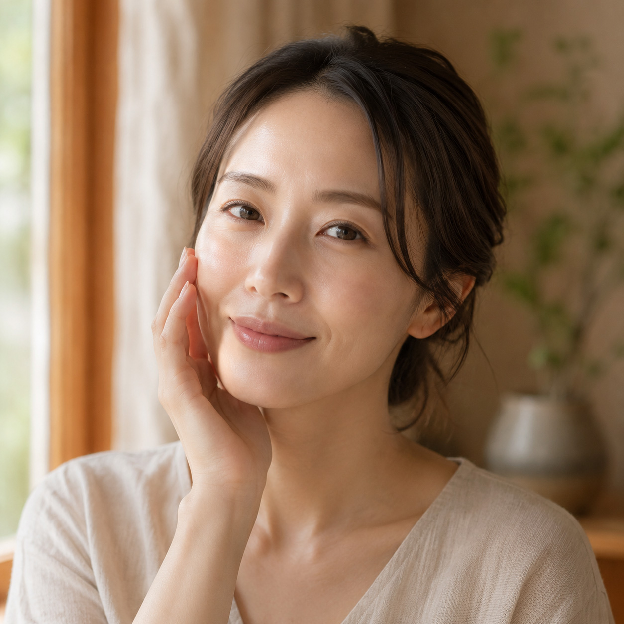 肌のうるおいとキメ